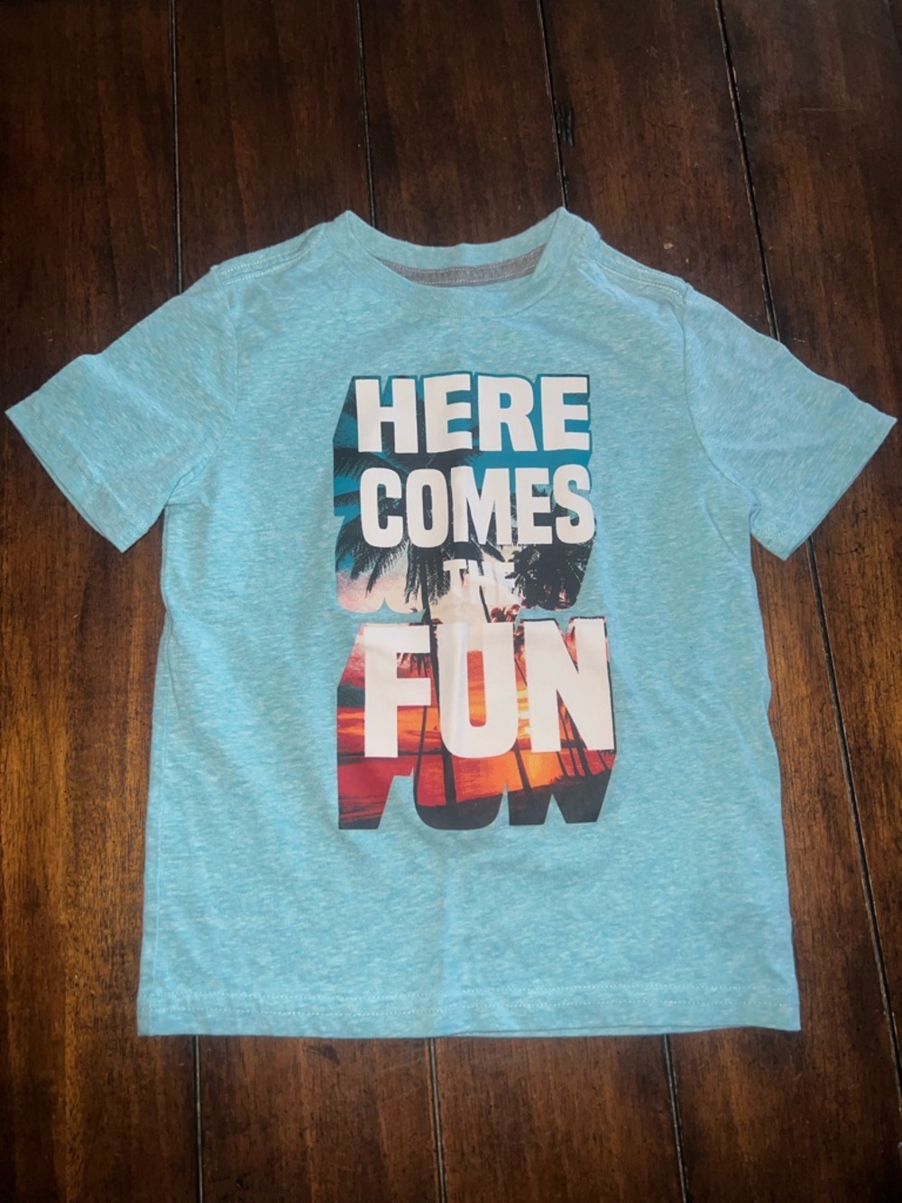 🎉🎉 5 for $20🎉🎉Light Blue 'Here Comes Fun' Graphic Tee for Kids